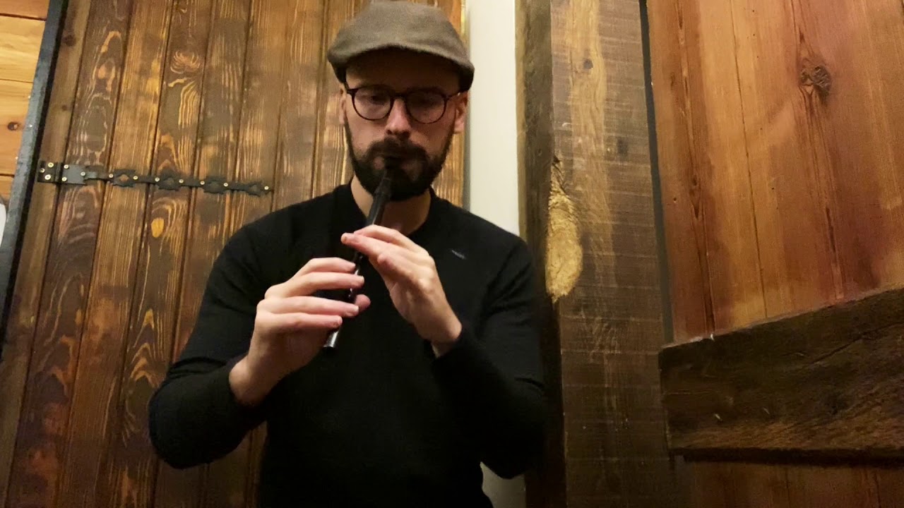 The musical priest on tin whistle (C)