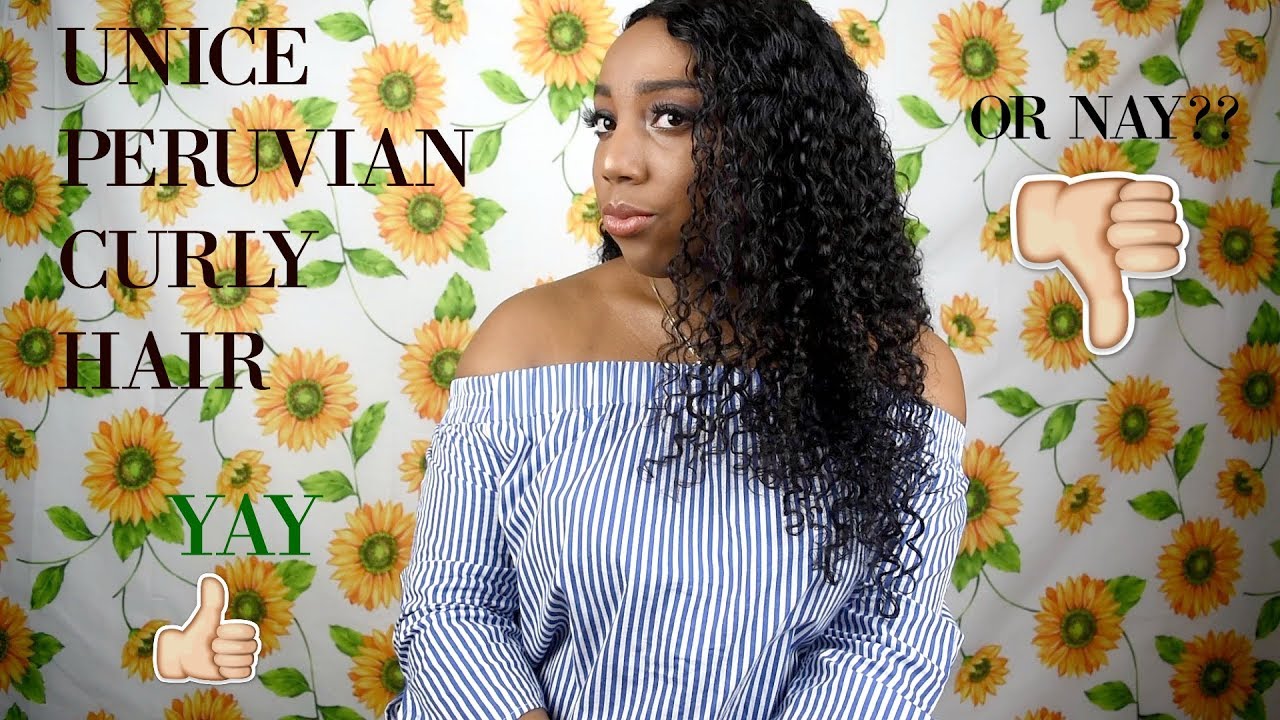 UNICE PERUVIAN CURLY HAIR REVIEW l NIQUE P