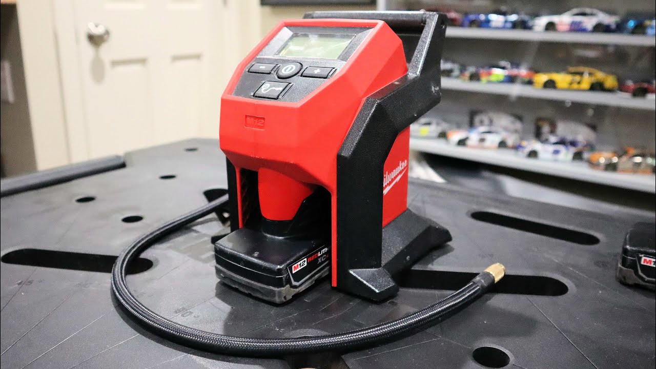 Best Compact Low Tire Inflator - Milwaukee M12 2475-20 Cordless Inflator | Fix No Power Complaint