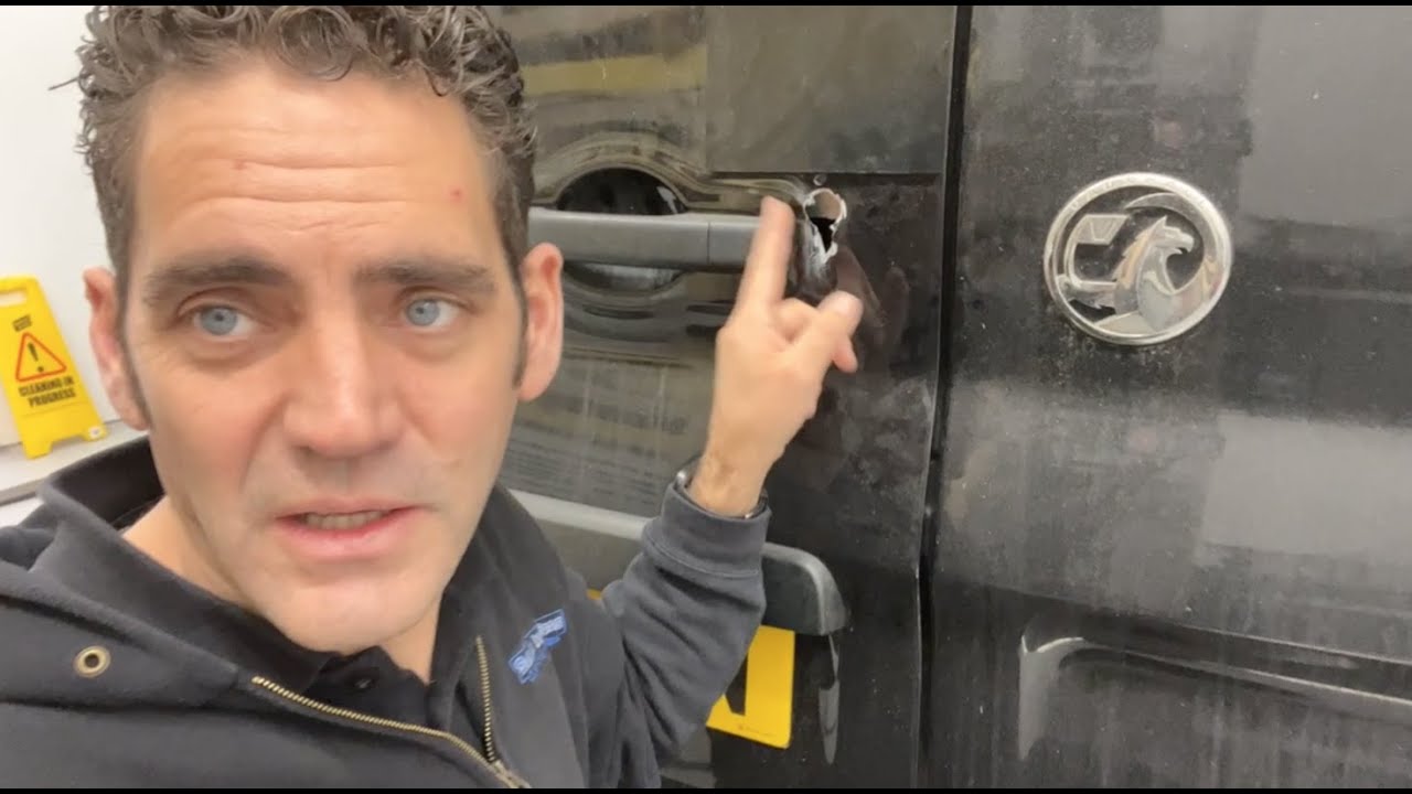Huge barn door repair shield that could be used to repair extensively damaged Trafic / Vivaro Vans