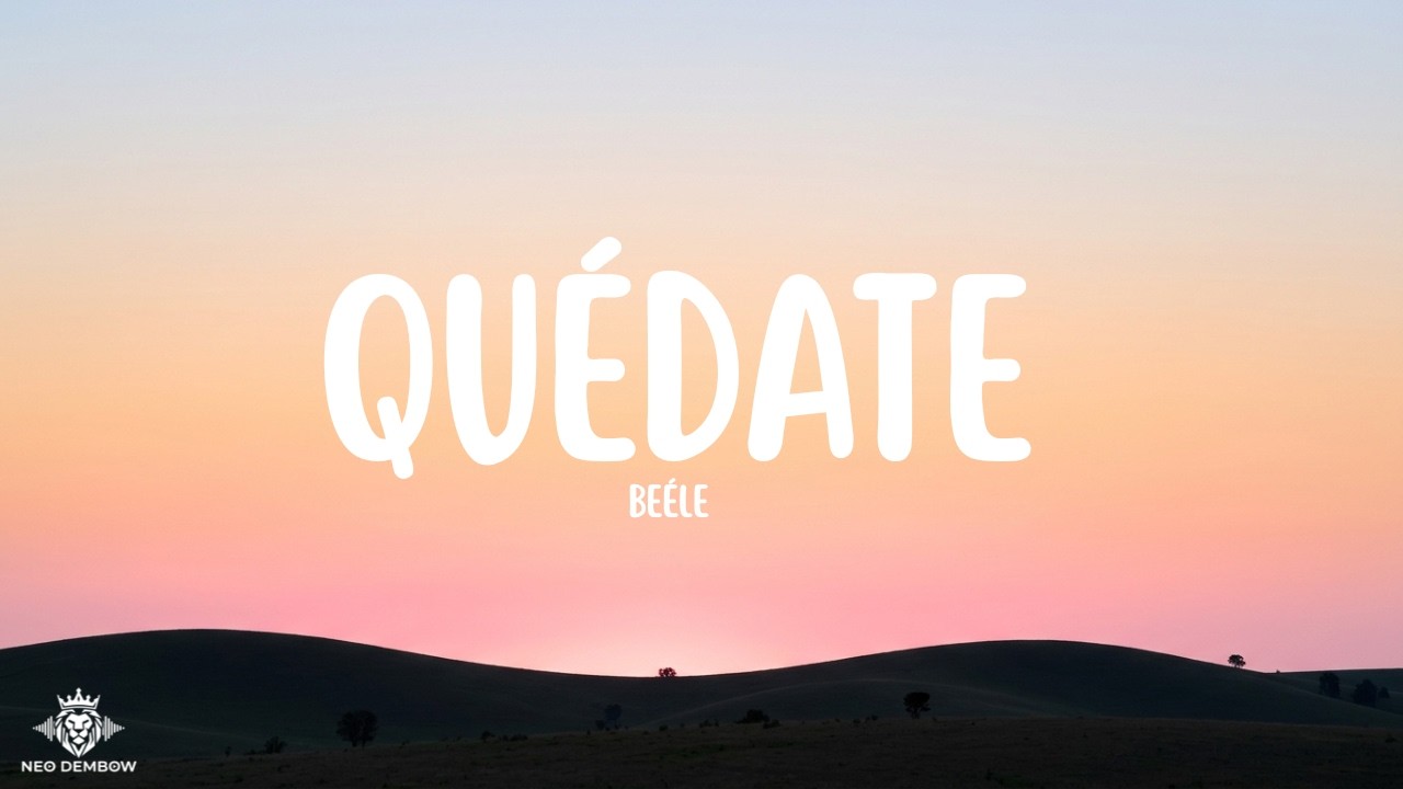 Quédate 🔥 Spanish Reggaeton Hit 2026 | Official Lyrics Video| Reggaeton ES 🇪🇸