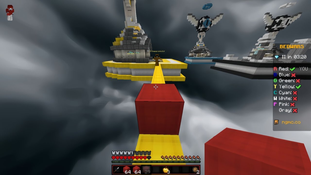 Solo Bedwars matches | Minecraft Bedrock