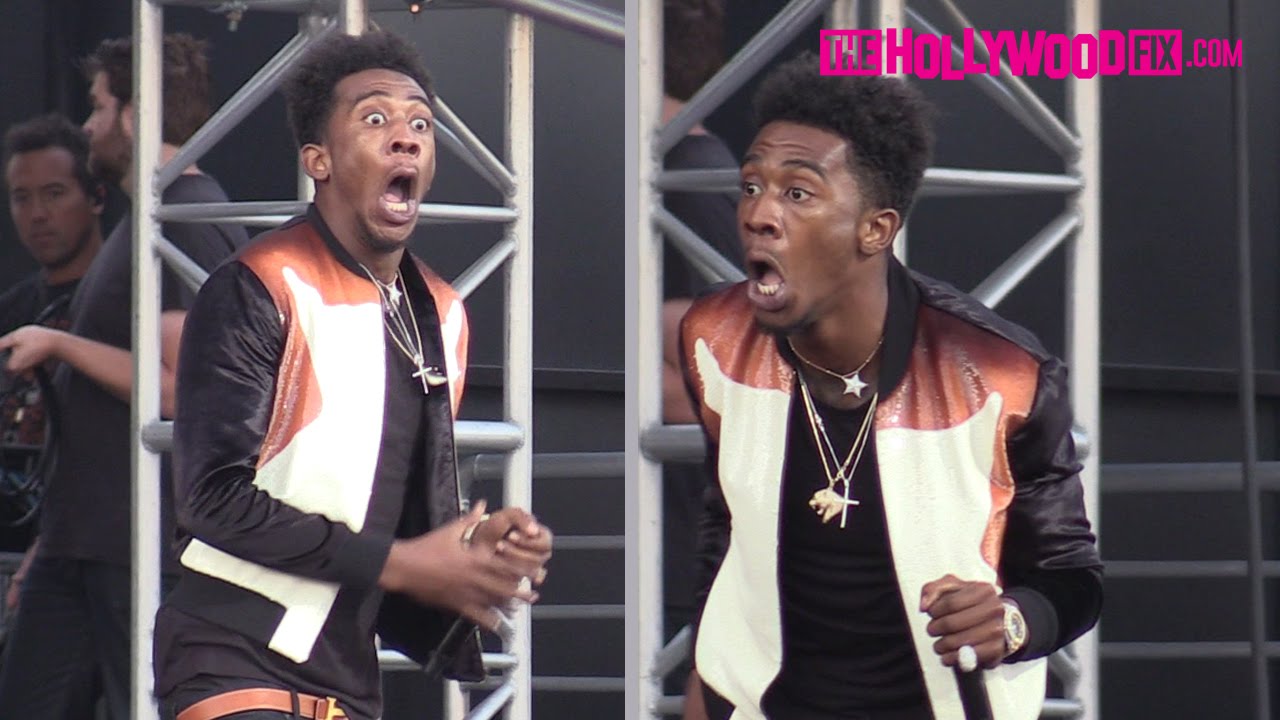 Desiigner Performs An Outdoor Mini-Concert For Jimmy Kimmel Live! 9.6.16 - TheHollywoodFix.com