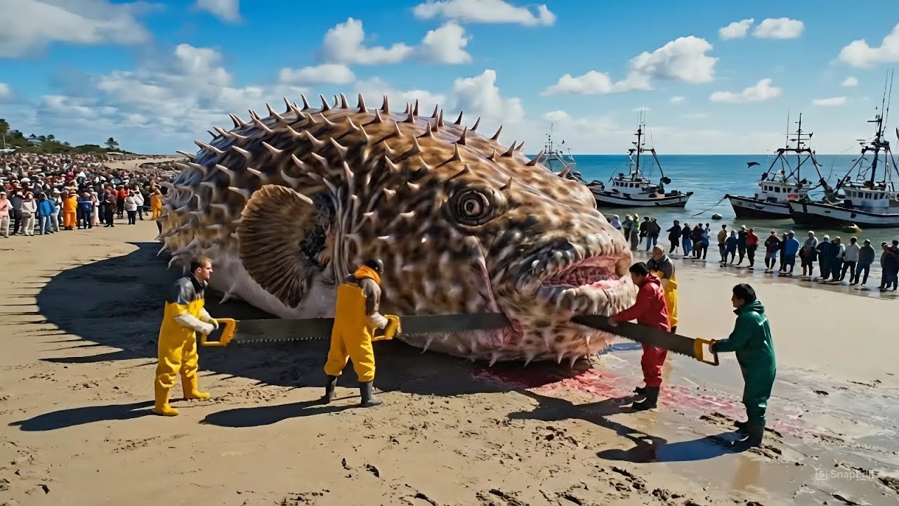 Hunting the 500KG Giant Porcupinefish – An Extreme Deep-Sea Encounter