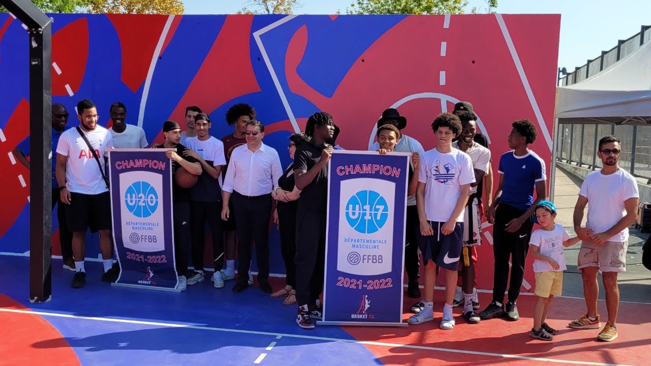 Inauguration du terrain de basket 3x3 et 5x5 