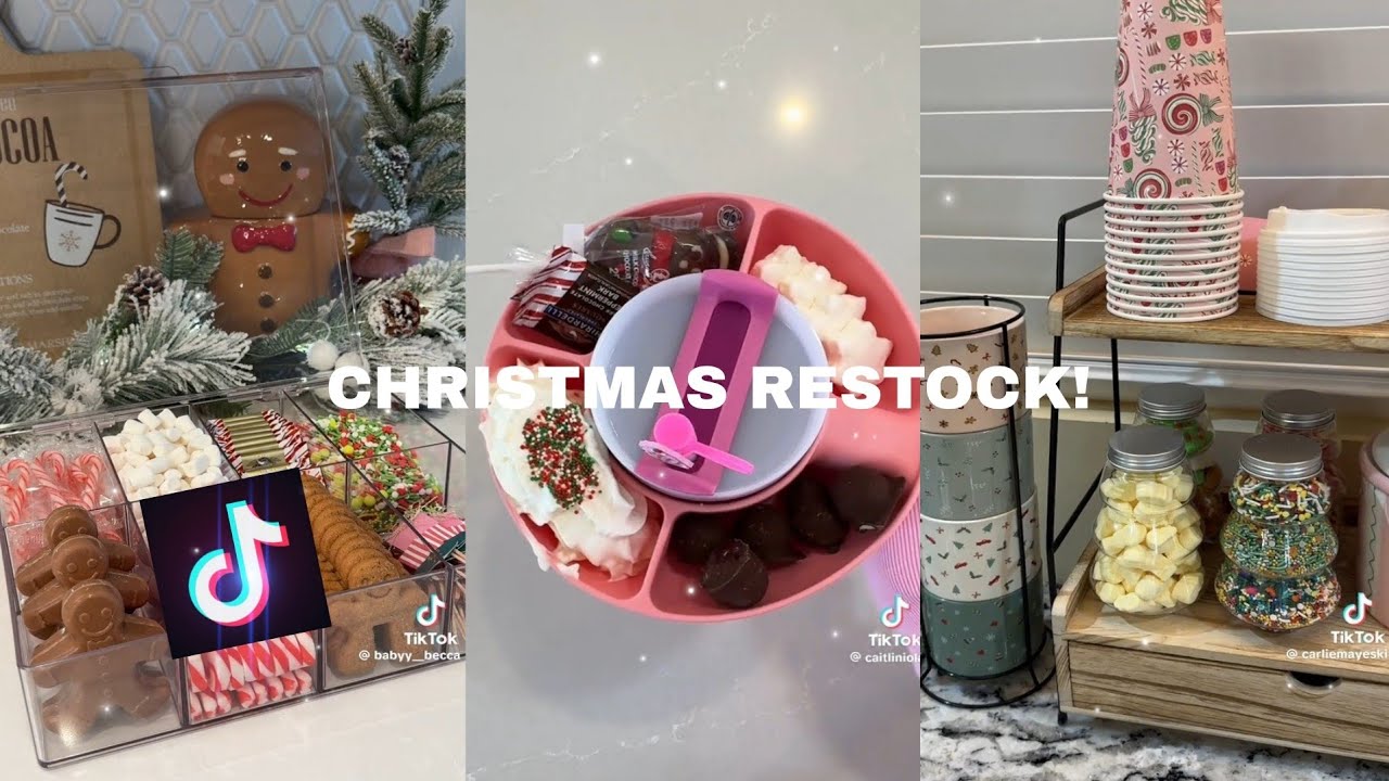 CHRISTMAS RESTOCK TIKTOK COMPILATION!🤍🎄🩷