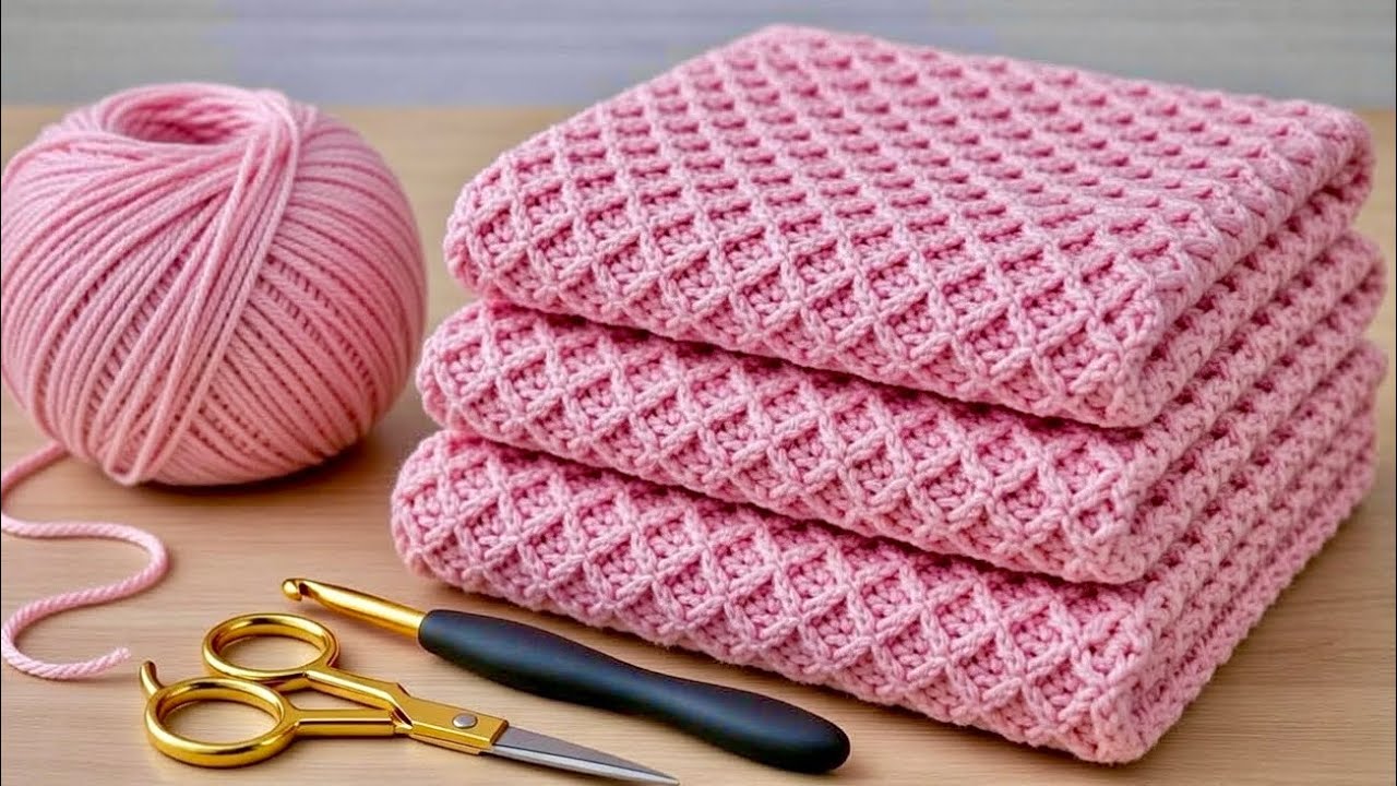 WOW!⚡️A Blanket in 3 Days! You've Never Seen Such an Easy and Beautiful Crochet Pattern