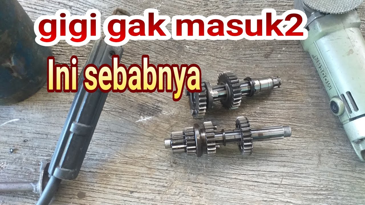 bongkar gigi rasio motor||ciri ciri gigi rasio motor rusak