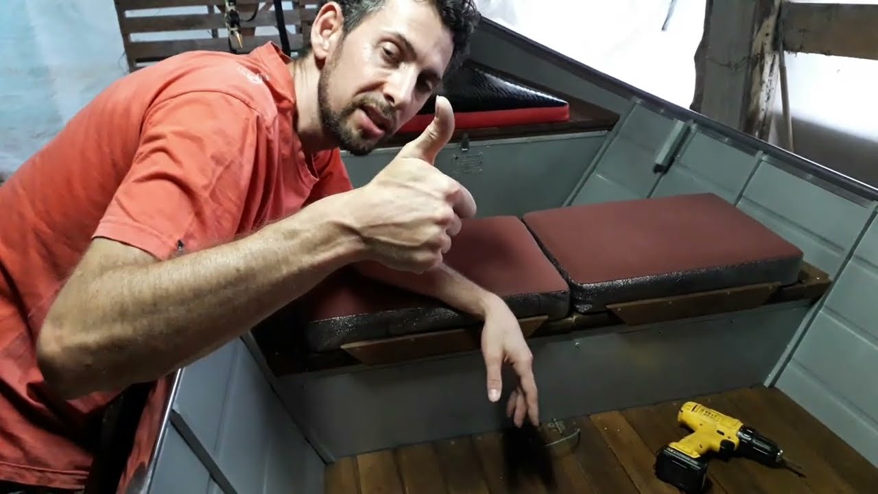 Modificações do Barco de alumínio, + Conforto, Segurança e Praticidade, Parte 2 Final