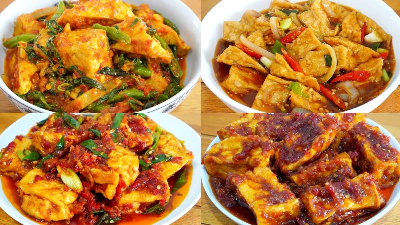 4 RESEP ANEKA MASAKAN TAHU DIJAMIN LEBIH ENAK DARI DAGING !!