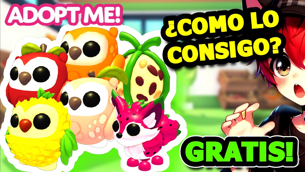 Consigue el ZORRO de Fruta del Dragón y los BÚHOS de FRUTAS GRATIS en Adopt Me 🦊🦉🍍 bien explicado