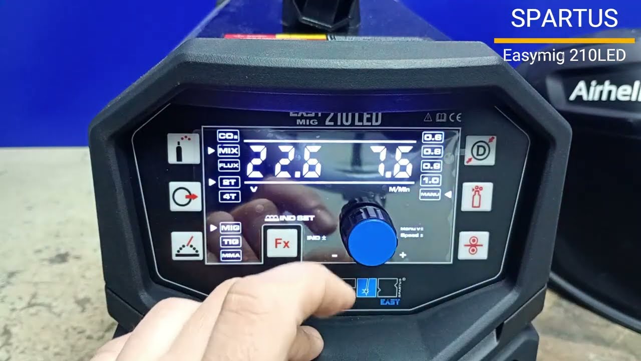 Spartus EasyMIG 210LED: Análisis Completo de la Soldadora Multiproceso + Prueba Real
