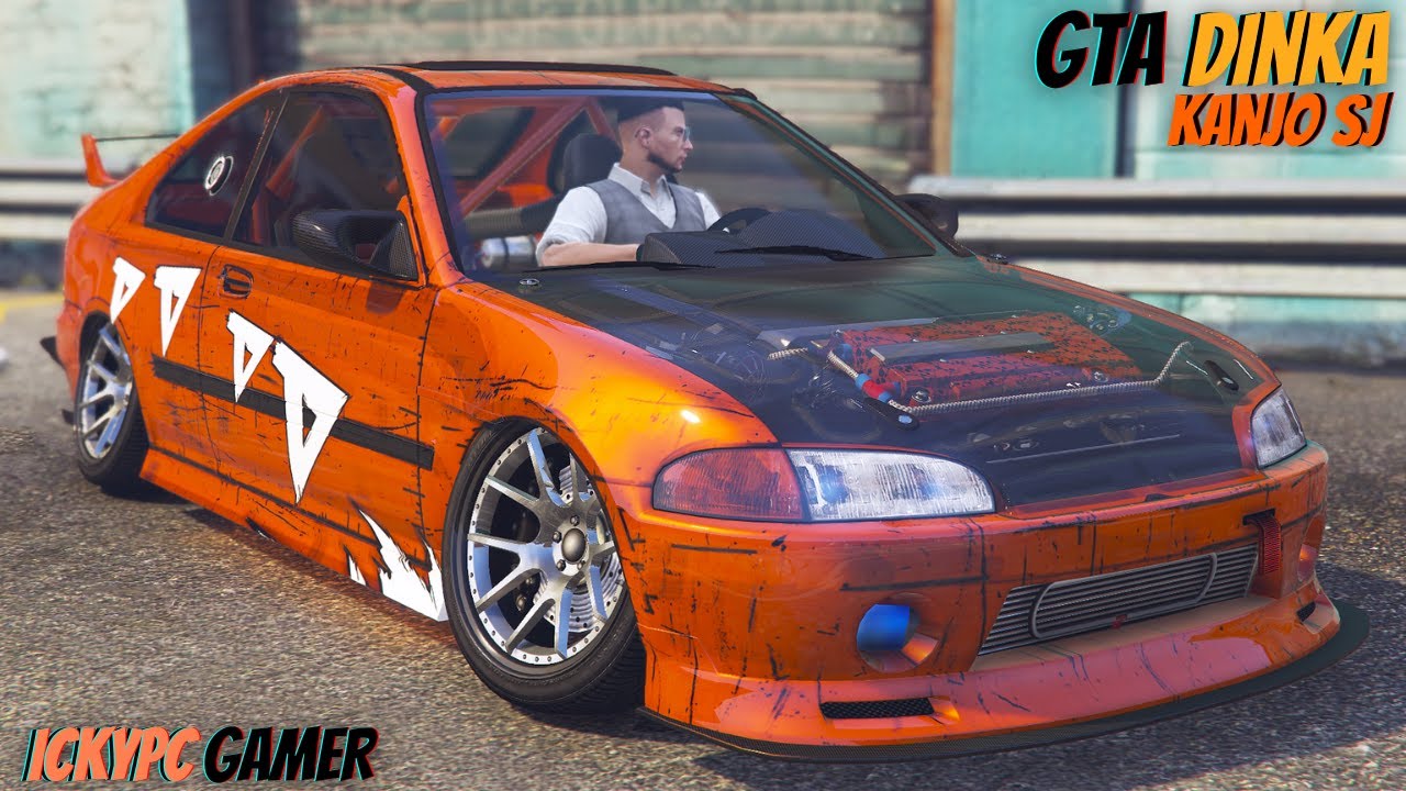 GTA 5 Online : New Dinka Kanjo SJ Customization & Review | Honda Civic