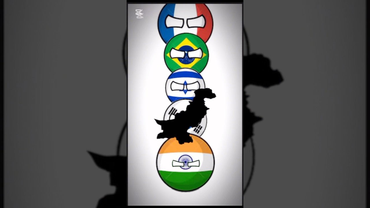 😎INDIA VS PAKISTAN 🇵🇰 allies #countryballs #pakistanmap #allies #pakistan #indiapakistanwar