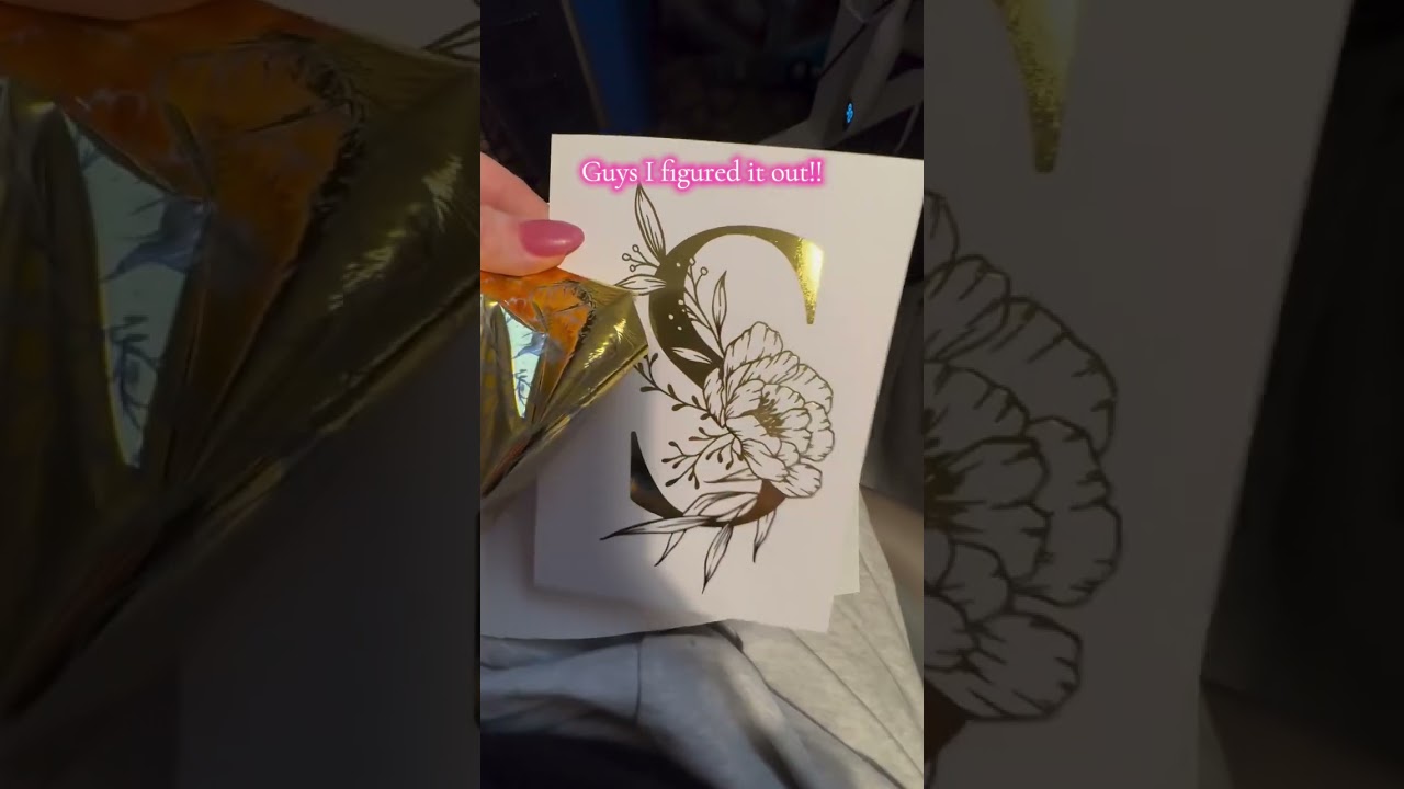 DIY gold foil wedding invitations - PART 2