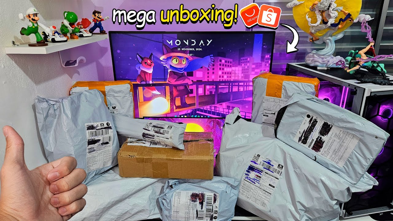Mega Unboxing da Black Friday no Aliexpress! (Compras 11.11)