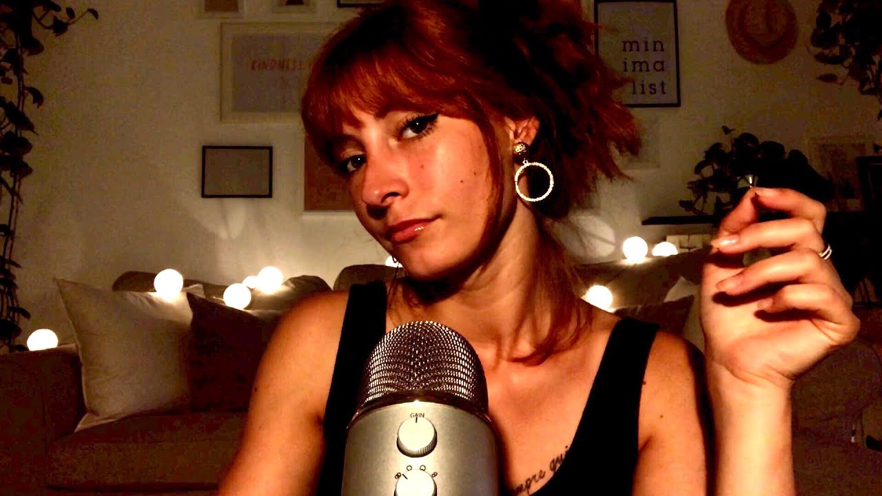 asmr water sound, tapping, hand movements