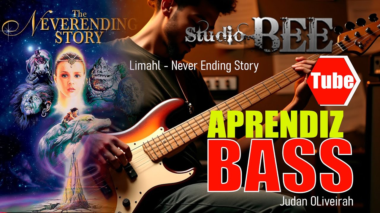 Limahl  Never Ending Story Bass Cover + Tab Judan Oliveirah