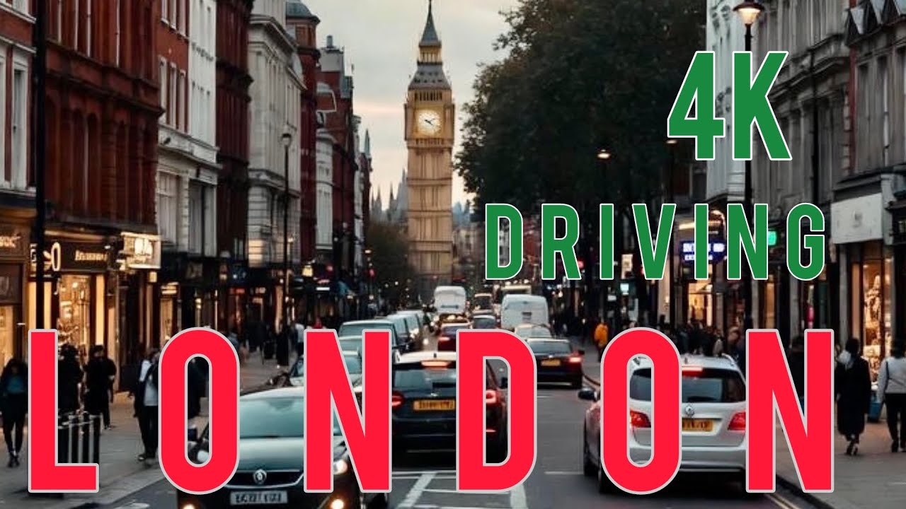 Real London Drive in 4K | Peaceful Daytime Dashcam Journey