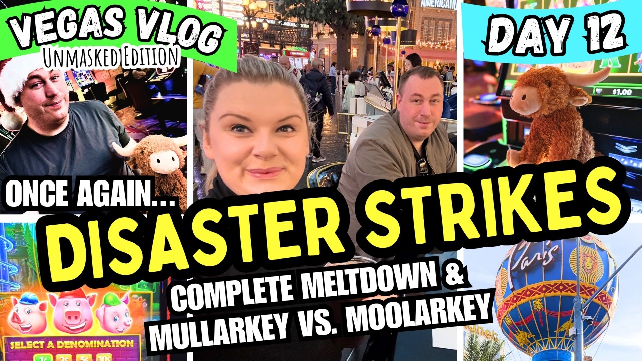 Las Vegas Vlog Day 12 | ABSOLUTE NIGHTMARE | RECORD BREAKING $20 CHALLENGE! | Strip Casino Slot Wins