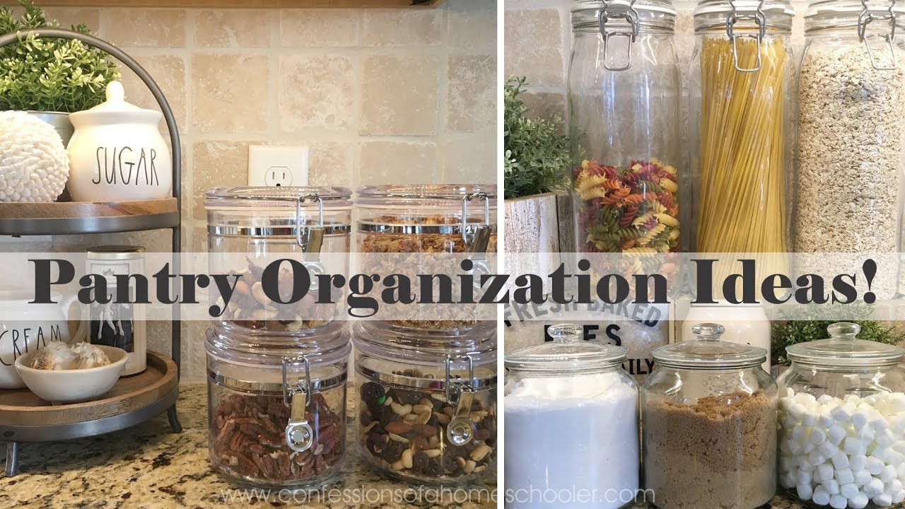DIY Home Pantry Organization Ideas!