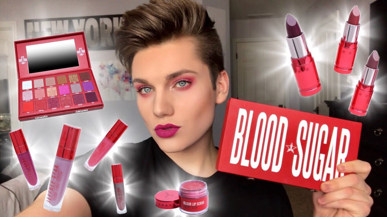 JEFFREE STAR 'BLOOD SUGAR' PALETTE + LOVE SICK COLLECTION HONEST REVIEW