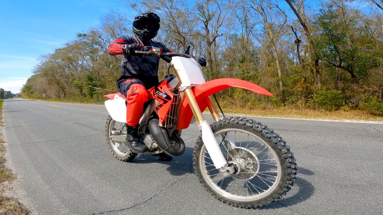 Stock CR125 Top Speed with Speedometer! Faster than I expected!!!