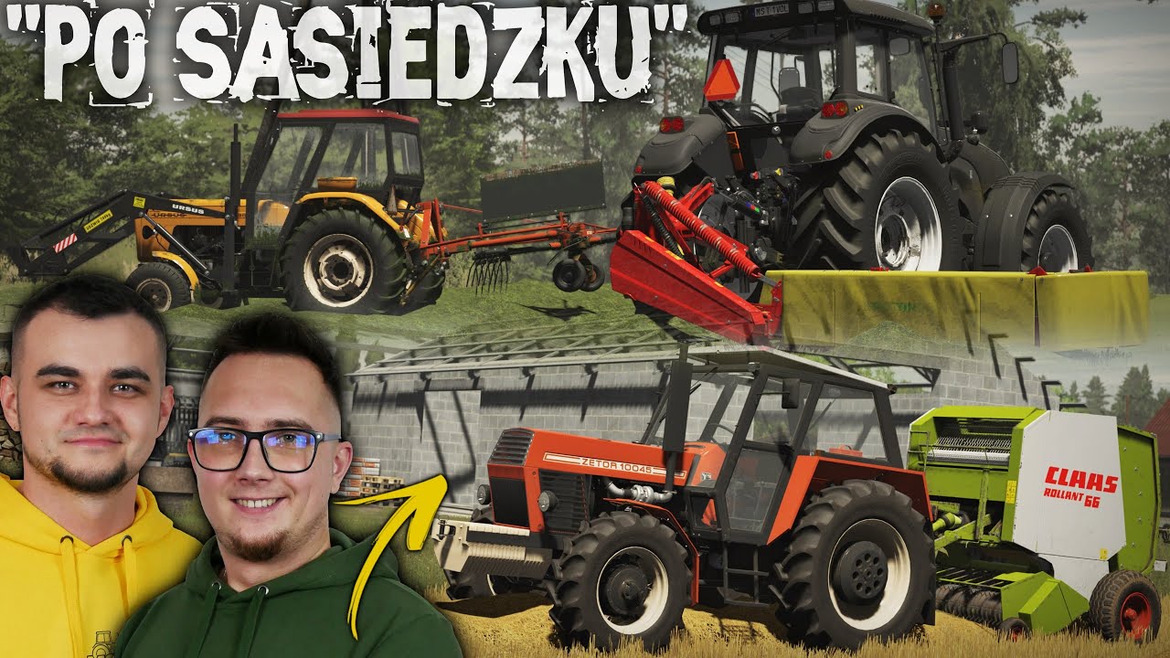 HALA JUŻ WYBUDOWANA 😱 Sianokosy & Prasowanie Słomy ✅  