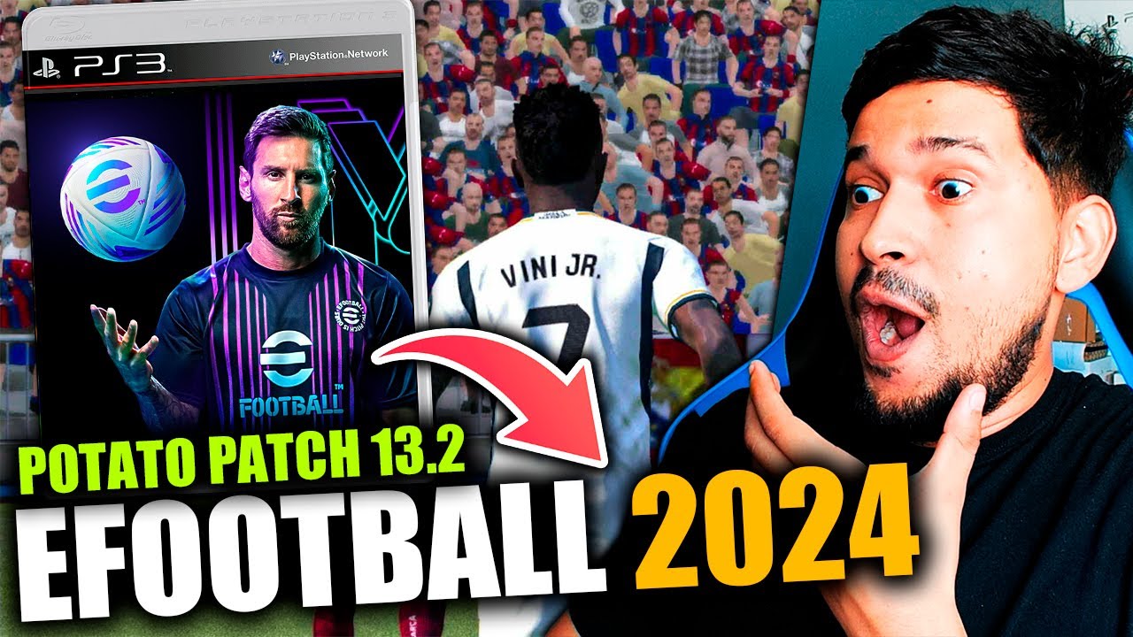 NUEVO!!! eFOOTBALL 2024 para PS3 | POTATO PATCH 13.2 | BIEN EXPLICADO✅