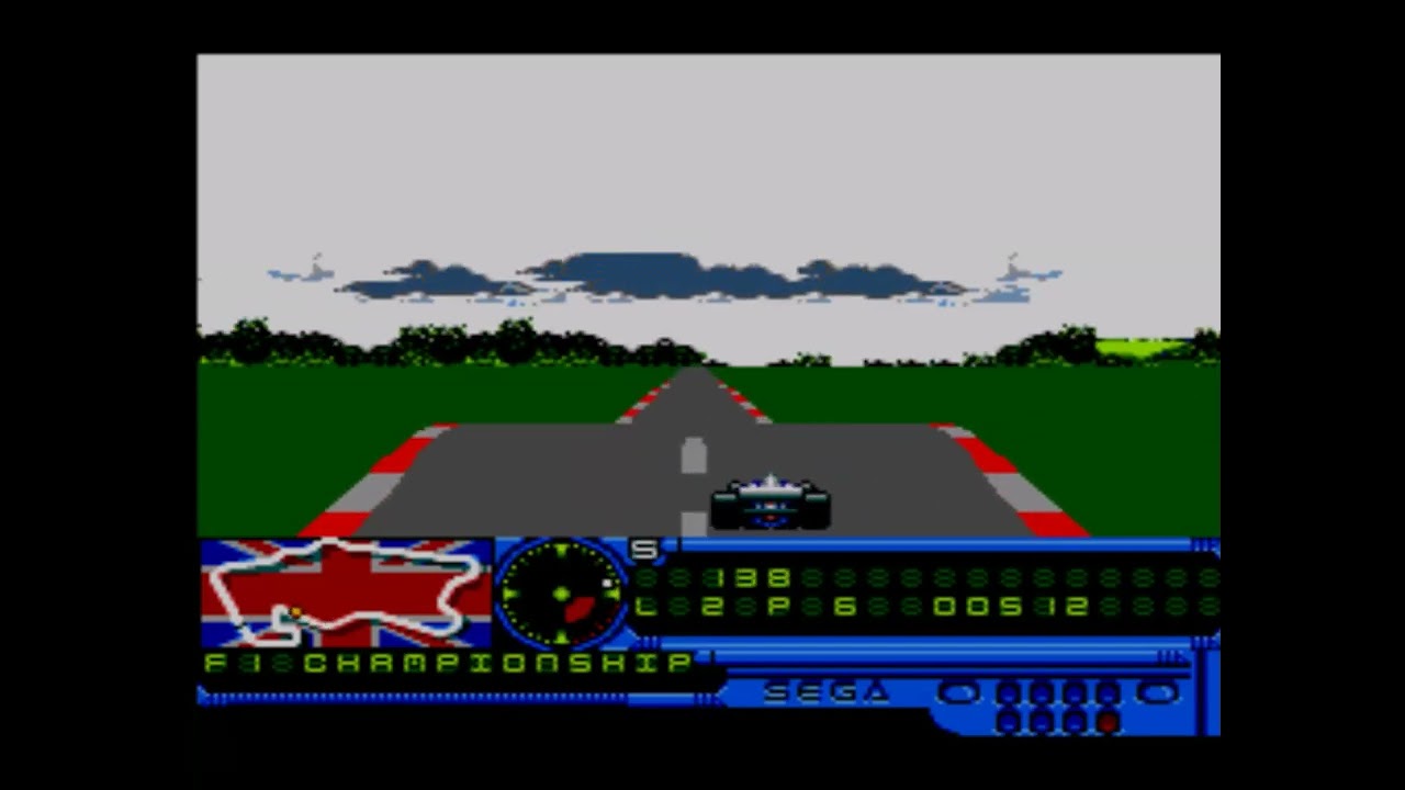 F1  - Sega Master System Game Play