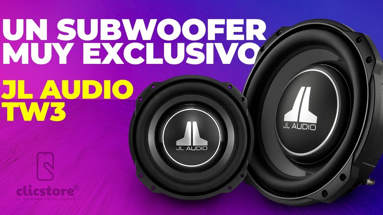 JL Audio TW3- Un subwoofer muy exclusivo y uno de los mejores del mundo del Car Audio
