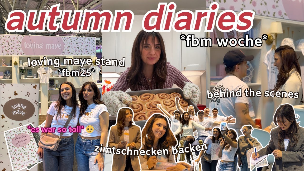 ich nehme euch mit auf die fbm, loving maye stand , recap und zimtschnecken backen 🧸🤎 autumn diaries