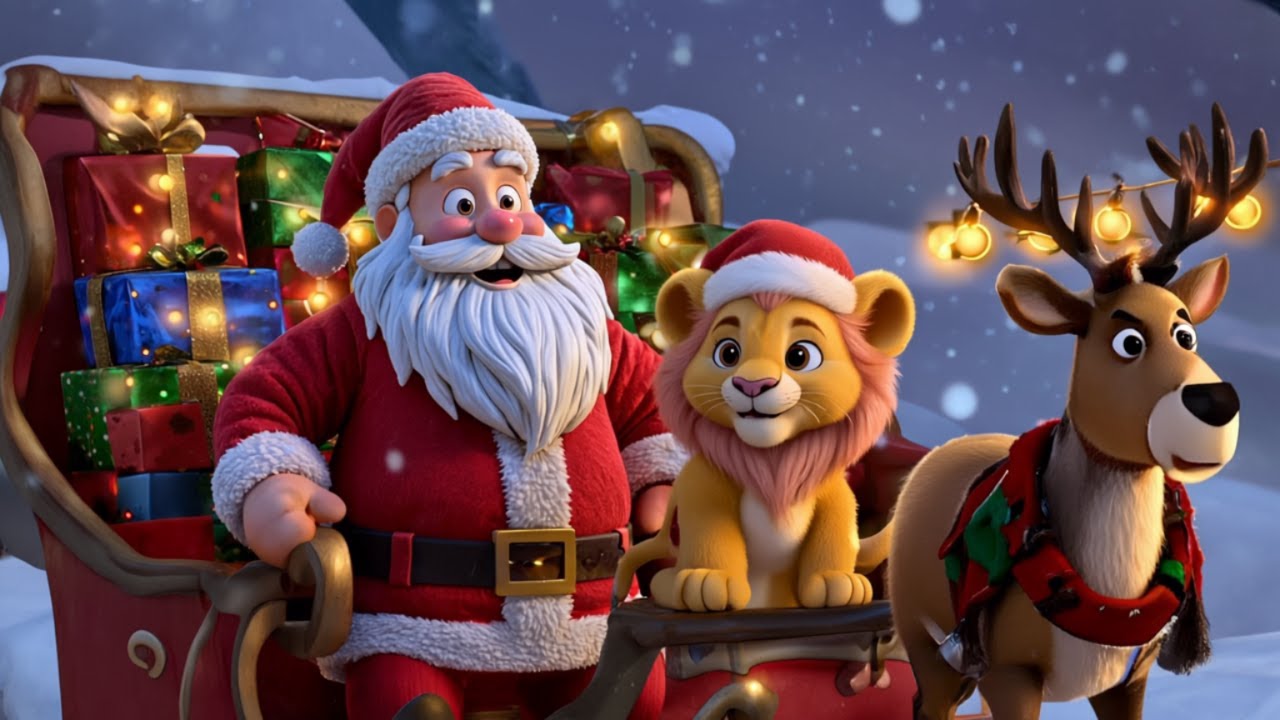 Malu Helps Santa 🦁 | Kids Song