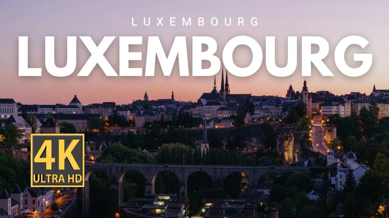🇱🇺 Luxembourg 4K Silent Walk | Luxembourg City, the capital of the RICHEST country in the world 🌍