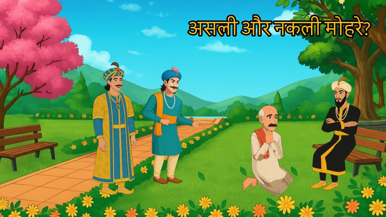 अकबर बीरबल की पहेलियाँ | Akbar birbal ki paheliya | riddle story | India toon