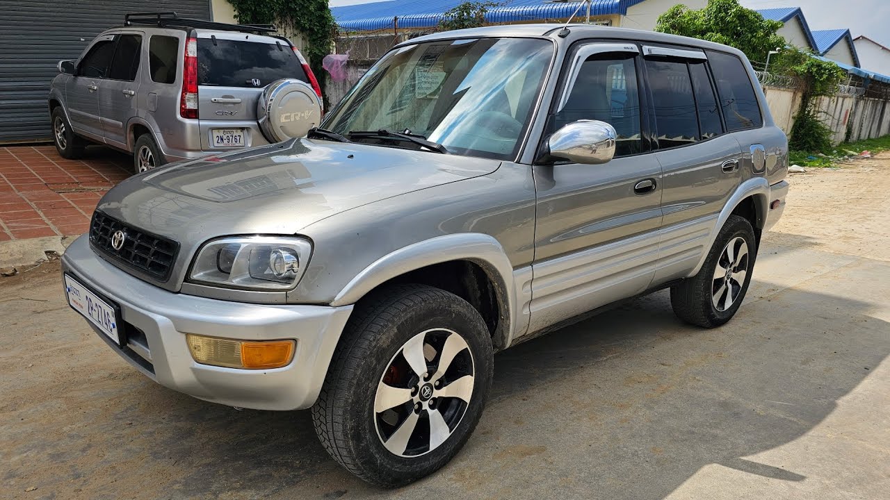 TOYOTA RAV4 ឆ្នាំ1999 ពណ៍ប្រផេះ ឡានលក់ធូរថ្លៃ តម្លៃ$5500ចរចារ Tel: 077428210/0978691620/010624380