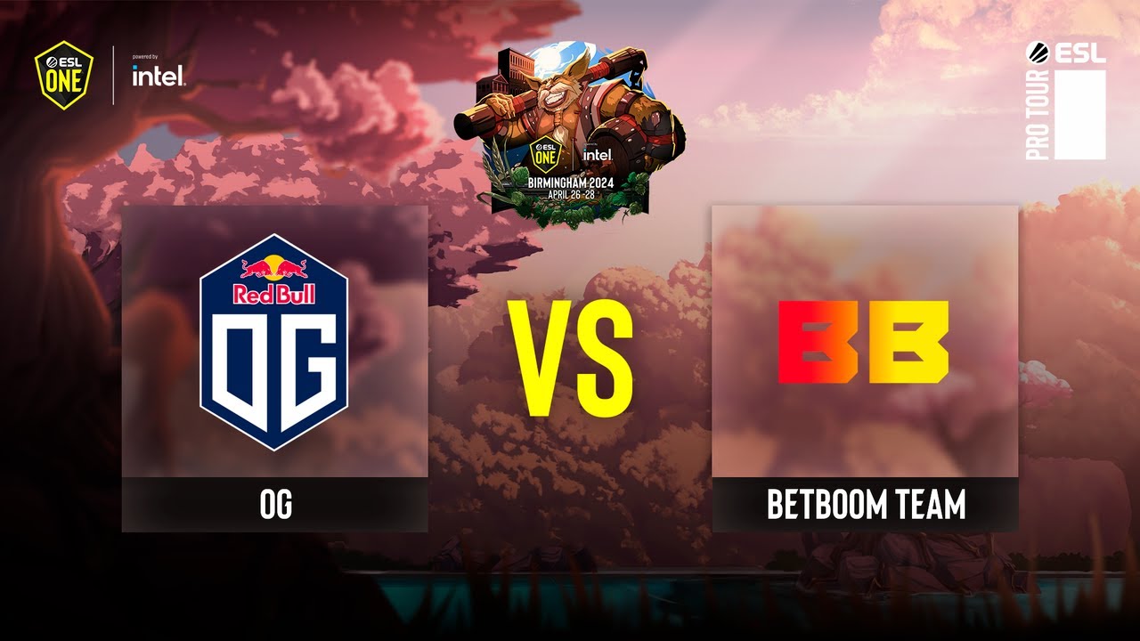 Dota2 - OG vs BetBoom Team - Game 2 - ESL One Birmingham 2024 - Playoffs