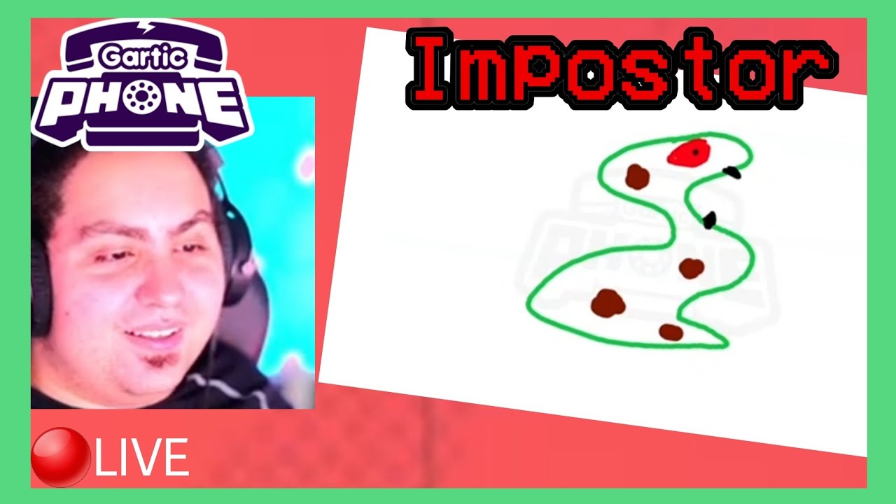 LYON È L'IMPOSTORE SU GARTIC PHONE !! - LiveTwitch 🟧LyonWGFLive🟧