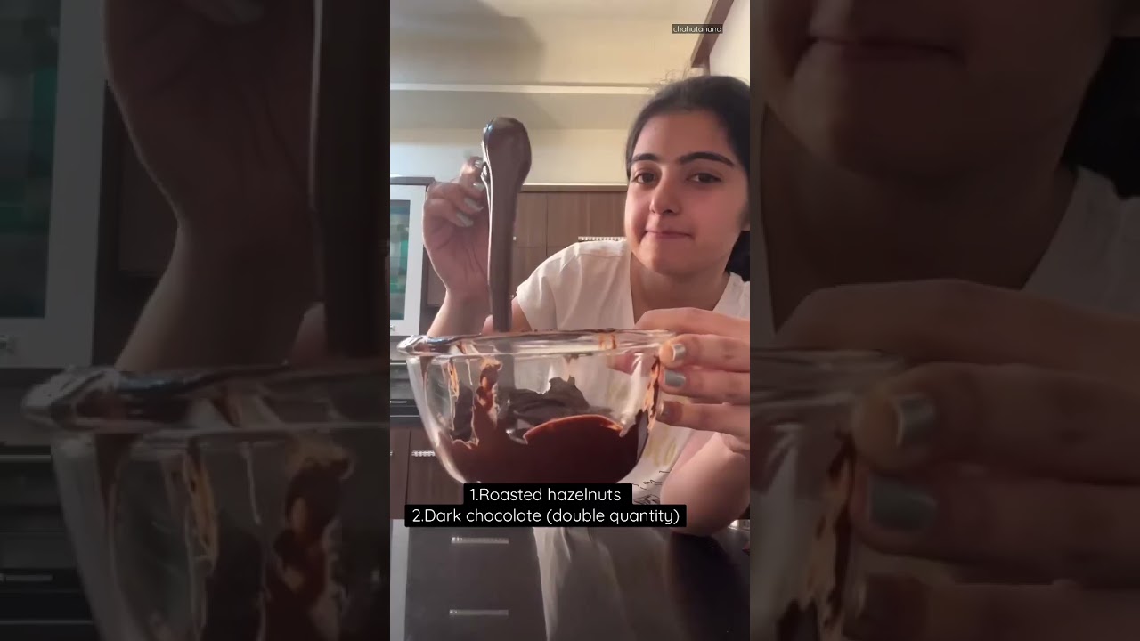 Homemade Nutella Recipe | How to Make Nutella at Home | Chahat Anand #shorts