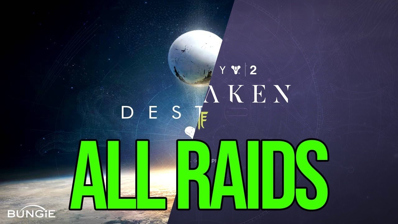 Every Destiny 1 & Destiny 2 Raid Back-To-Back, In Order [Uncut Footage]