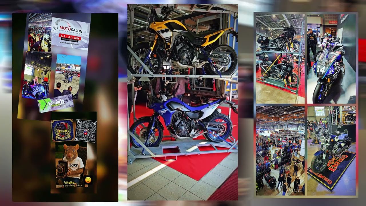 Motosalon 2026 v Brně je minulostí. Viděli jsme krásné motorky, kaskadéry nechyběla dobrá nálada.