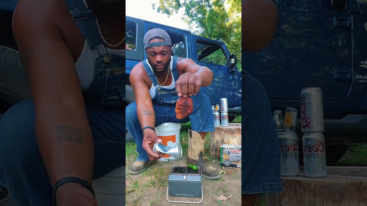 The day I got the mini grill 😁 #beer #alcohol #chug #drink #shot #burp #shotgunbeer  #viralvideo