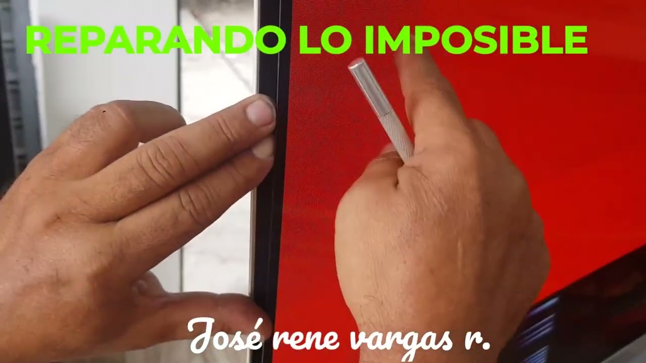 REPARANDO LO IMPOSIBLE   PANTALLA OLED EN CORTO