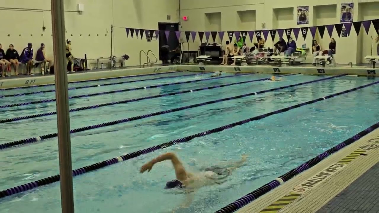 Obama - 1/14/26. 500 Freestyle. Caleb's first time. 6:41.