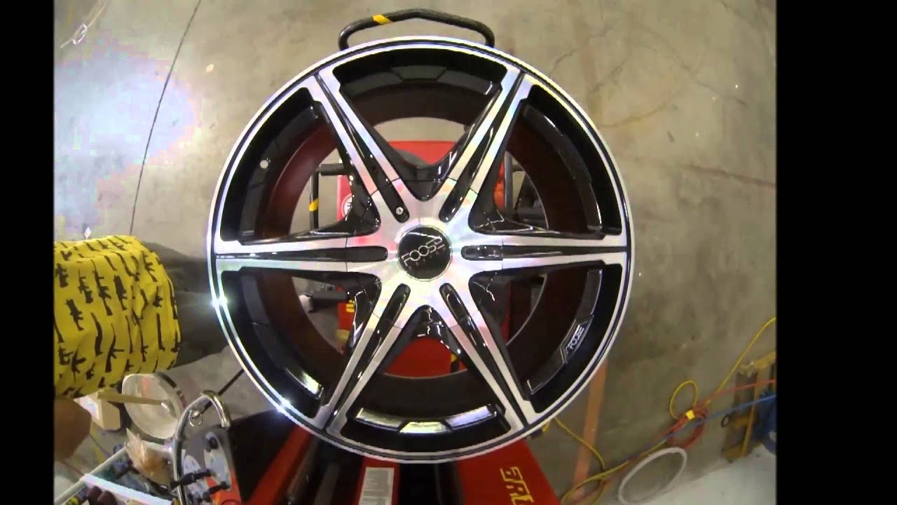 Foose Wheels Speed Six Black Machined