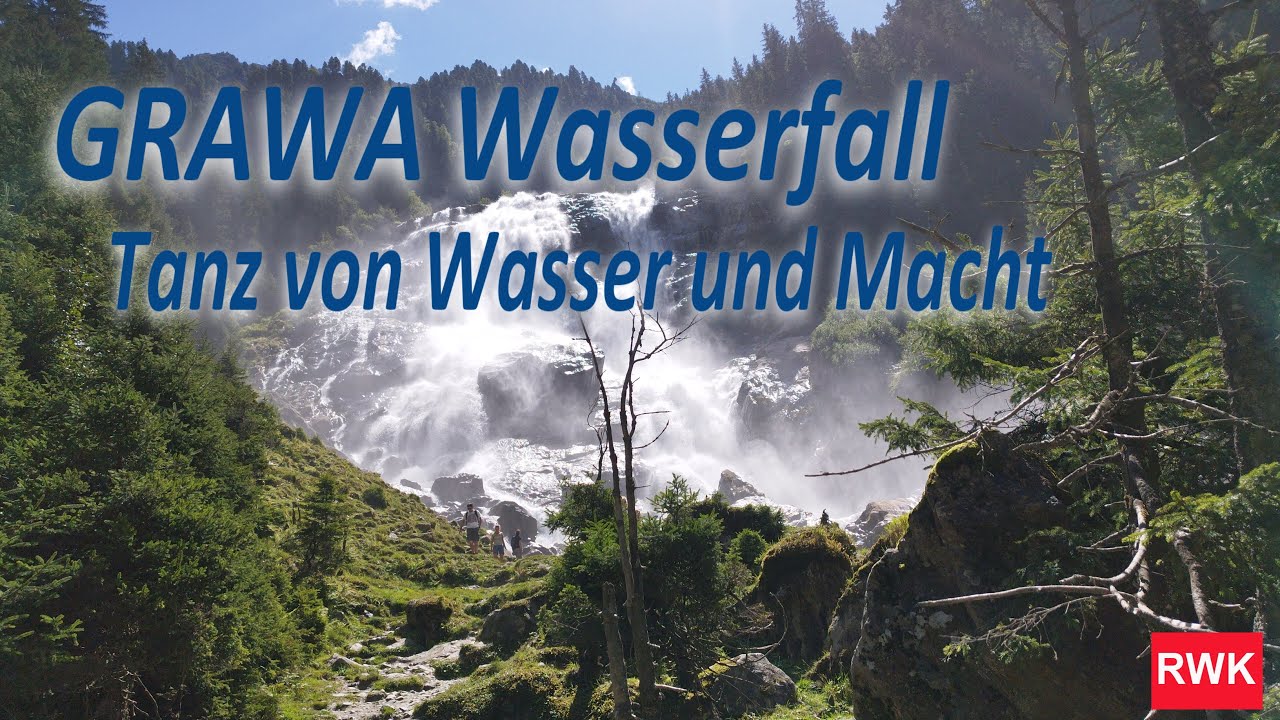 Grawa Wasserfall Tirol, Österreich - ALT
