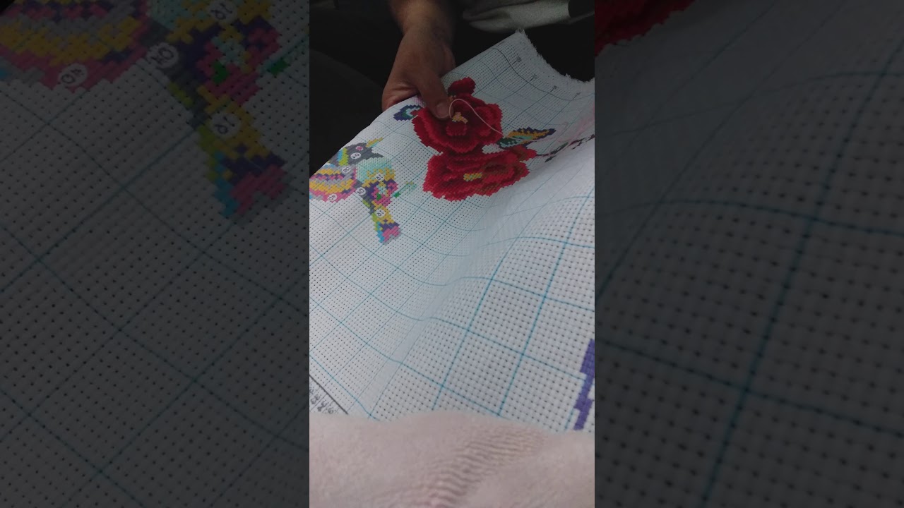 crosstitching for beginners   printed pattern