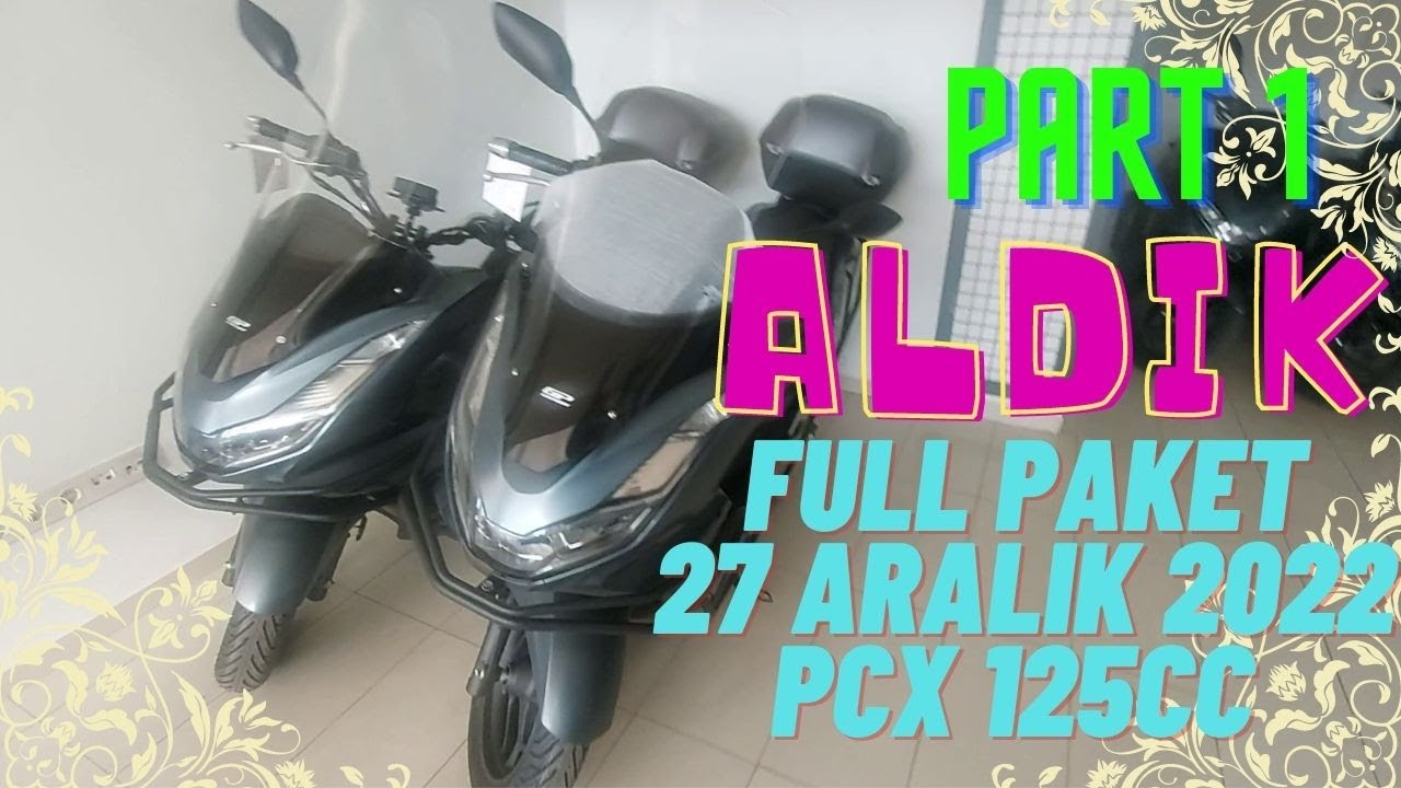 93.900₺ den 2022 Model Honda PCX 125 Full Aksesuar Aldım - PART1