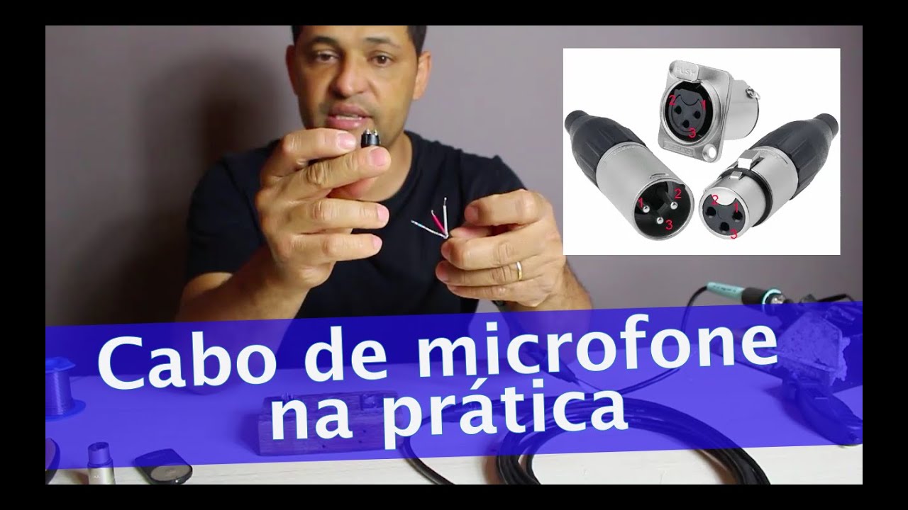 COMO FAZER CABO DE MICROFONE | VALMIRO NUNES