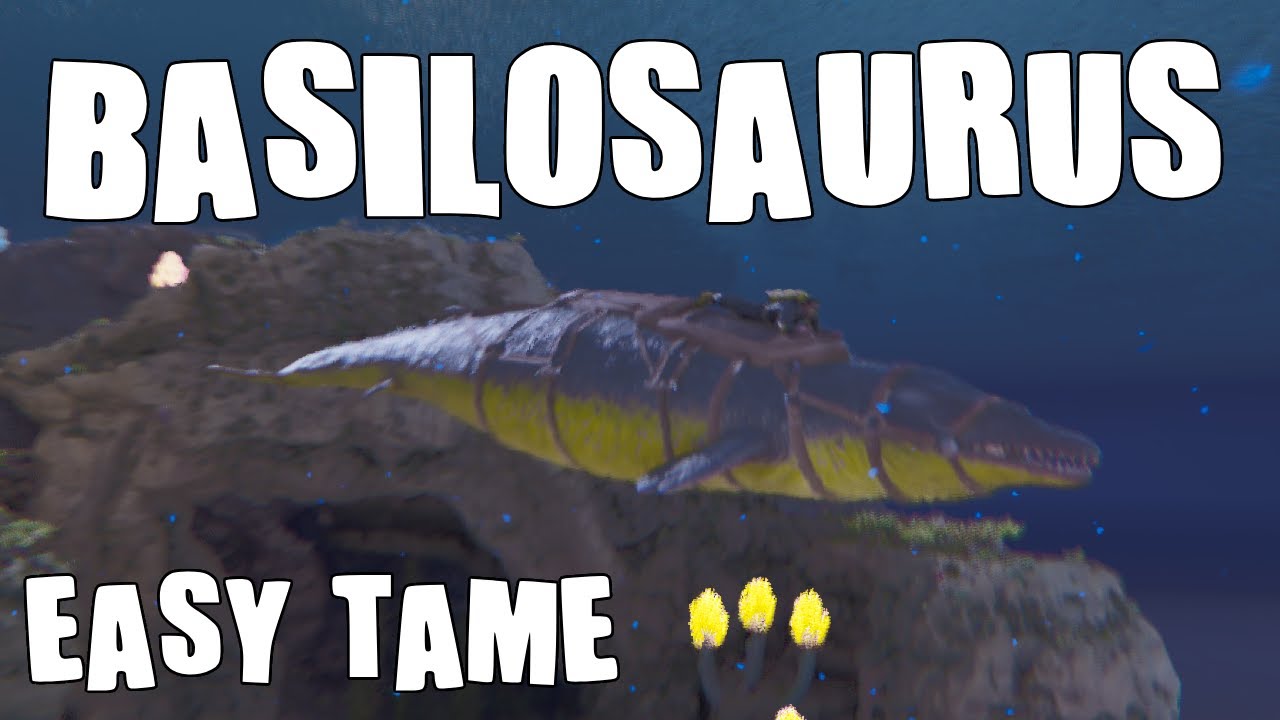 HOW TO TAME BASILOSAURUS | EXTREMELY EASY | Ark Survival Acsended
